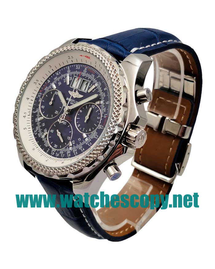 UK Best 1:1 Fake Breitling Bentley 6.75 A44362 Watches With Blue Dials For Men