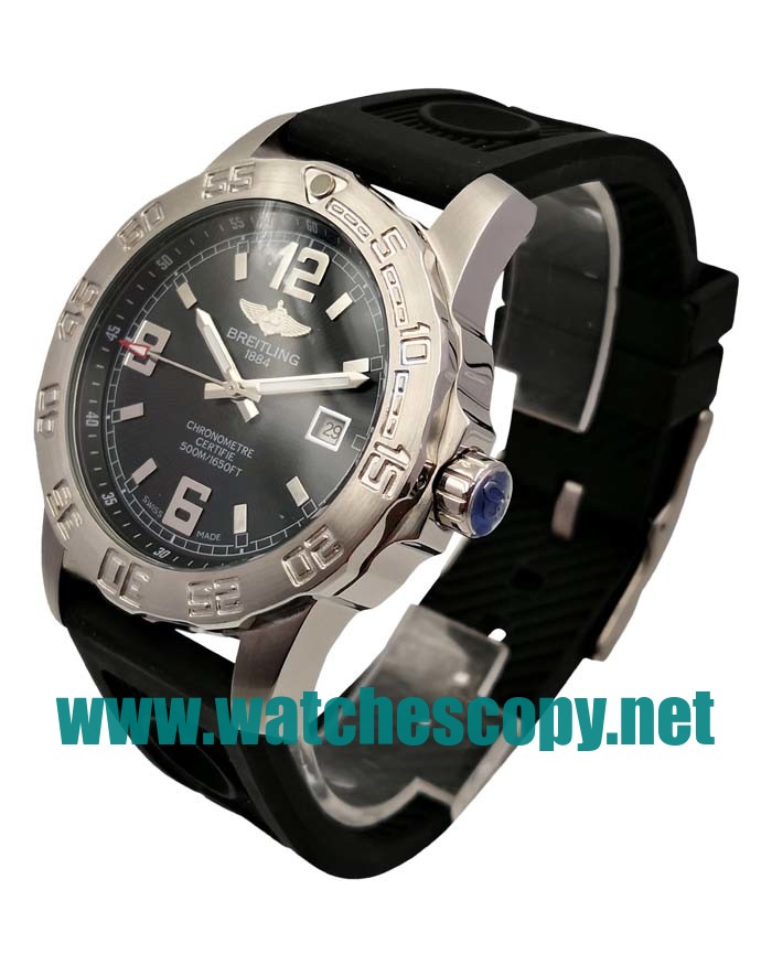 UK AAA Quality Breitling Colt A74387 Replica Watches With Black Dials For Men