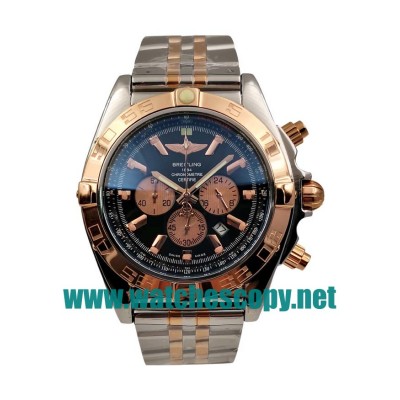UK Perfect Breitling Chronomat CB0110 Replica Watches With Black Dials For Men