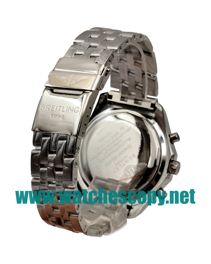 UK Best 1:1 Breitling Bentley Mulliner Tourbillon Fake Watches With Black Dials For Men