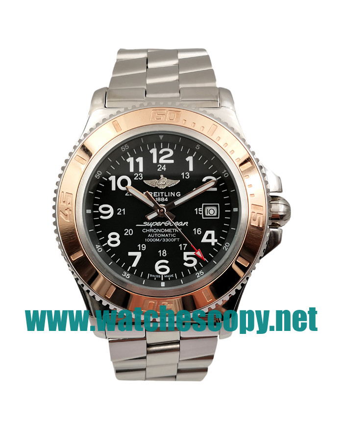 UK AAA Quality Breitling Superocean A17392 Replica Watches With Black Dials For Men