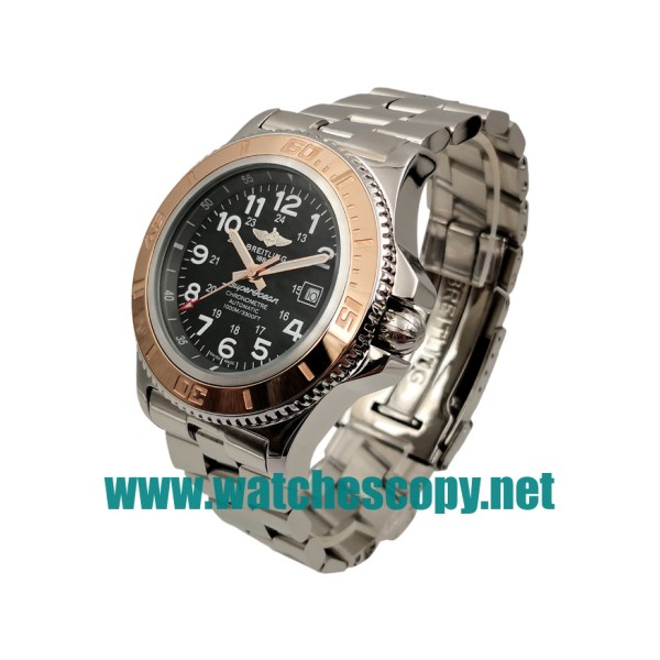 UK AAA Quality Breitling Superocean A17392 Replica Watches With Black Dials For Men