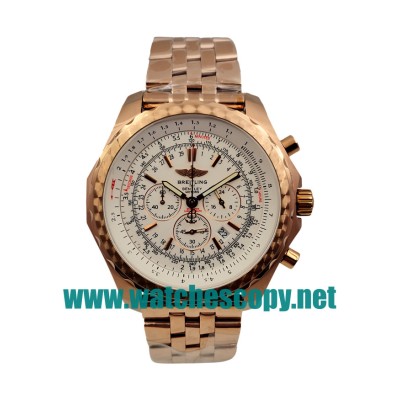 UK Best 1:1 Breitling Bentley Motors A25362 Replica Watches With White Dials For Men