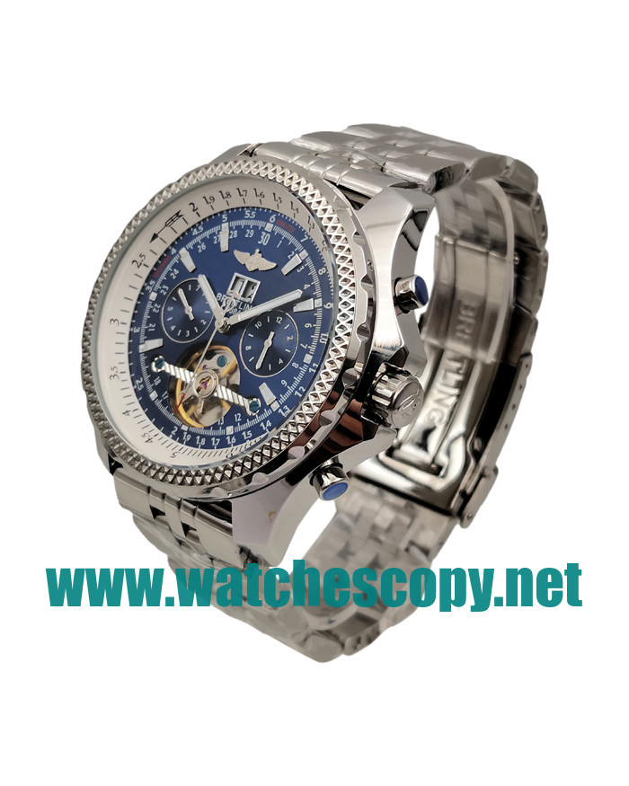 UK AAA Quality Breitling Bentley Mulliner Tourbillon Replica Watches With Blue Dials Online