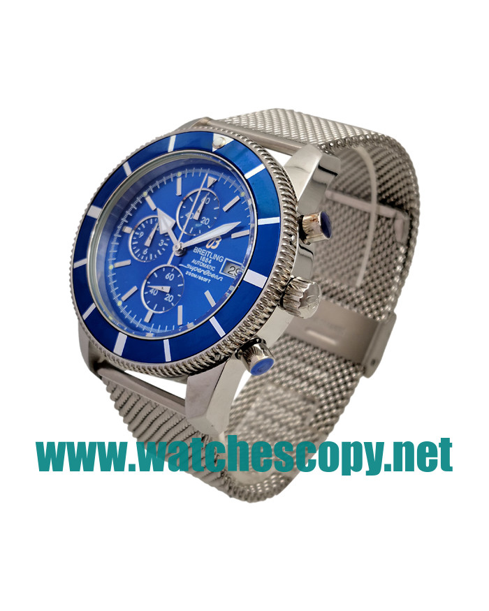 UK Perfect 1:1 Breitling Superocean Heritage A13320 Fake Watches With Blue Dials For Men