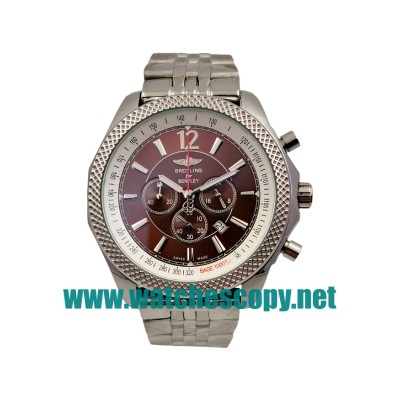 UK Best 1:1 Breitling Bentley Motors A25362 Fake Watches With Coffee Dials For Men