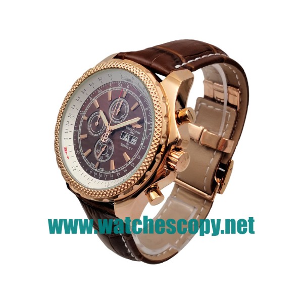 UK Best Quality Breitling Bentley GT A13362 Replica Watches With Coffee Dials For Men