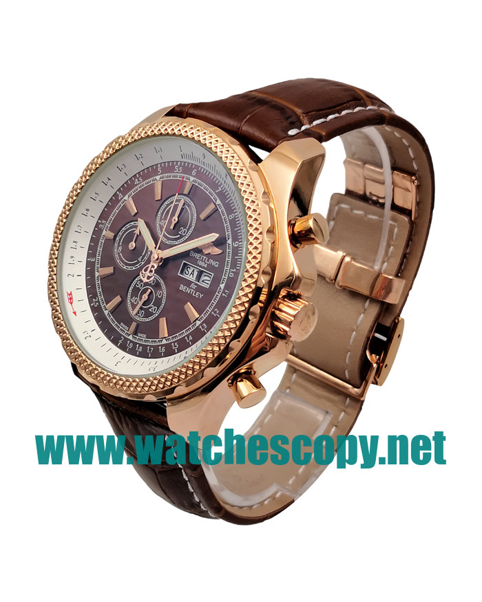 UK Best Quality Breitling Bentley GT A13362 Replica Watches With Coffee Dials For Men