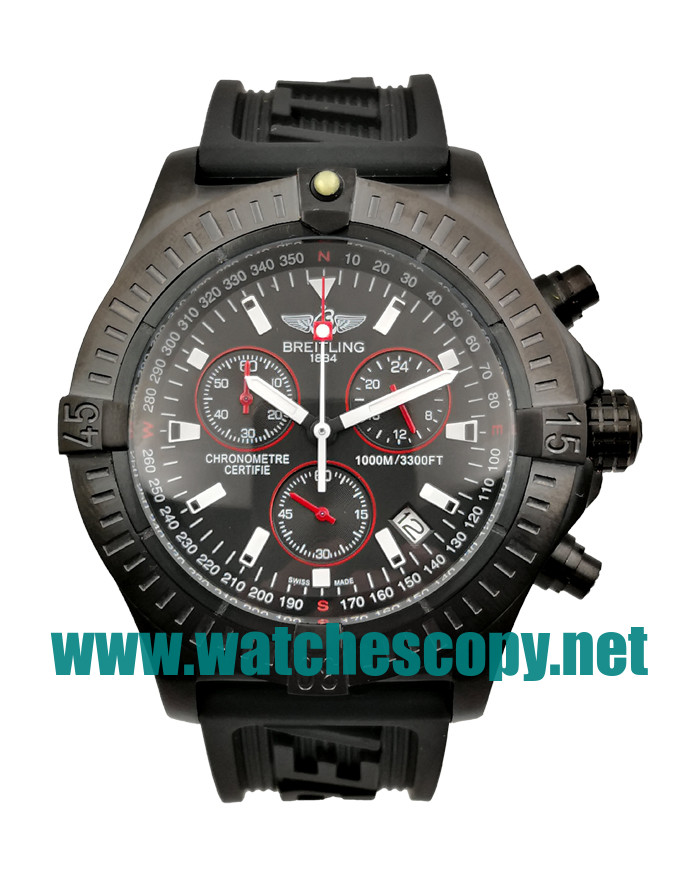 UK Best 1:1 Breitling Avenger Seawolf Fake Watches With Black Dials For Men