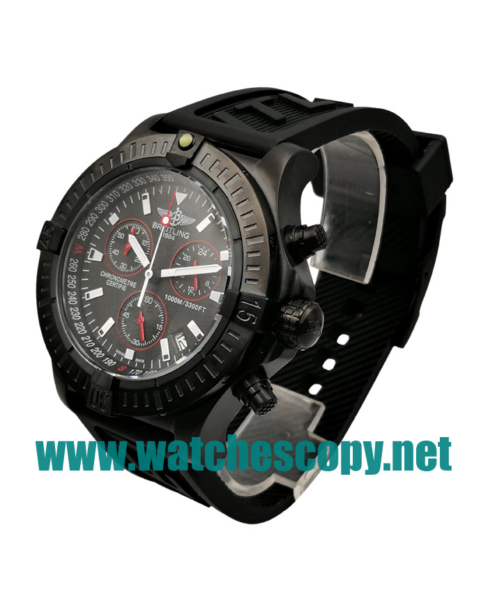 UK Best 1:1 Breitling Avenger Seawolf Fake Watches With Black Dials For Men