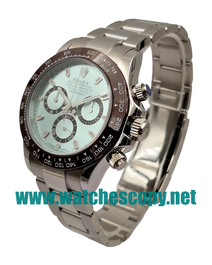 UK 40 MM Cheap Rolex Daytona 116506 Fake Watches With Blue Dials For Sale