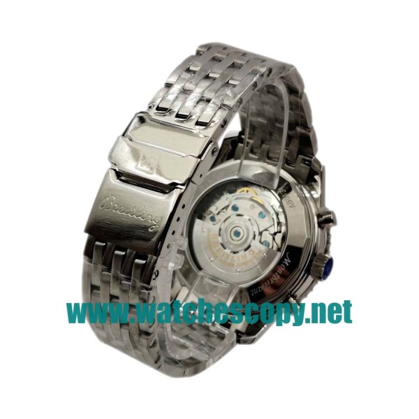 UK 42 MM Swiss Movement Breitling Montbrillant A41330 Replica Watches With White Dials For Men