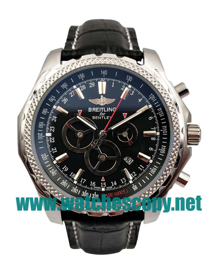 UK Top Quality Breitling Bentley Barnato A25366 Fake Watches With Black Dials For Men