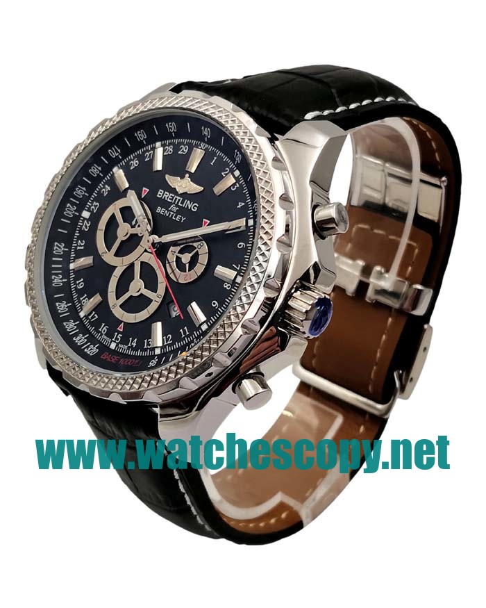 UK Top Quality Breitling Bentley Barnato A25366 Fake Watches With Black Dials For Men
